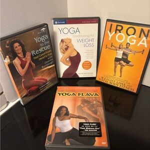 Lot of yoga DVDs